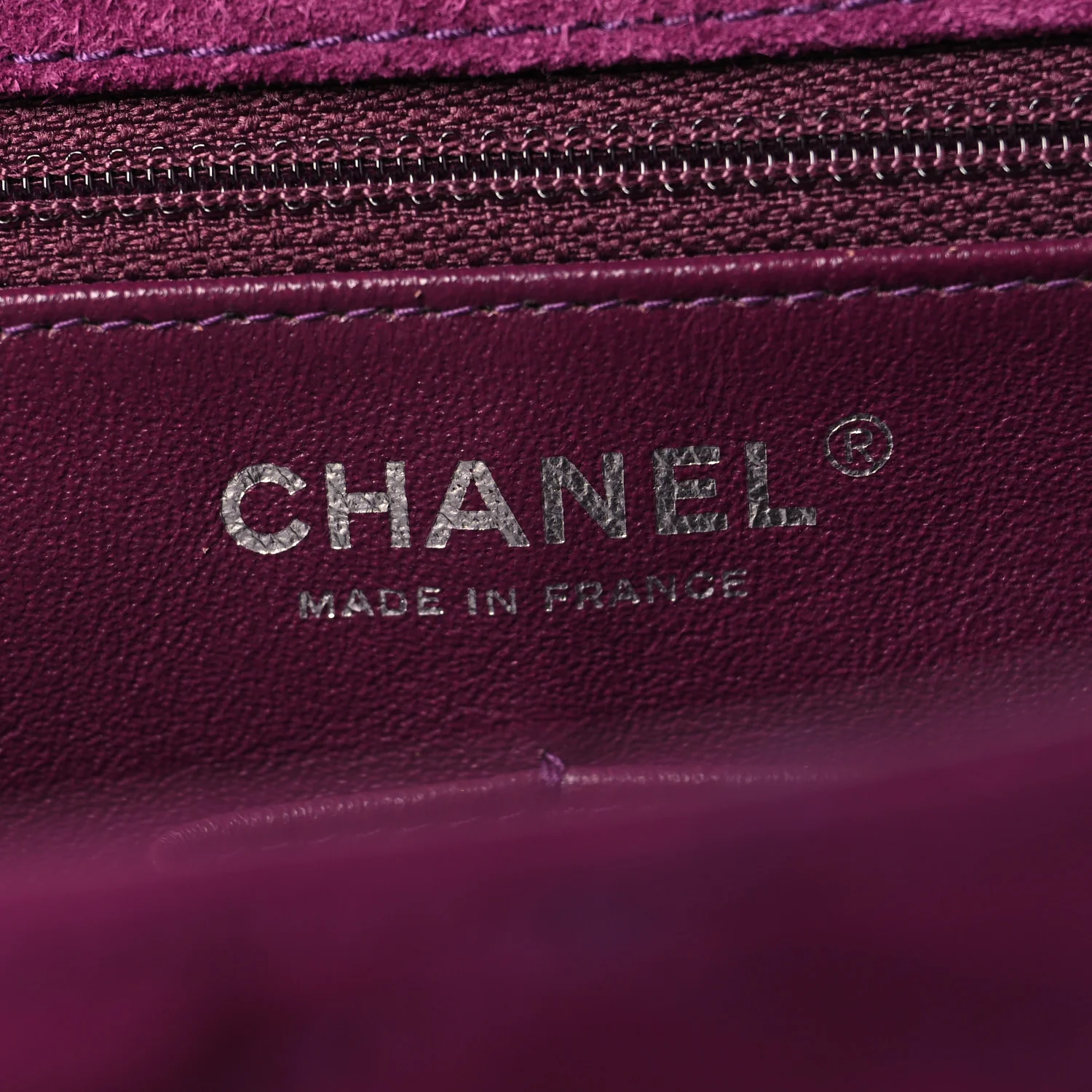 Suede Lambskin Scallop Quilted Medium Pagoda Flap Purple - Top Club