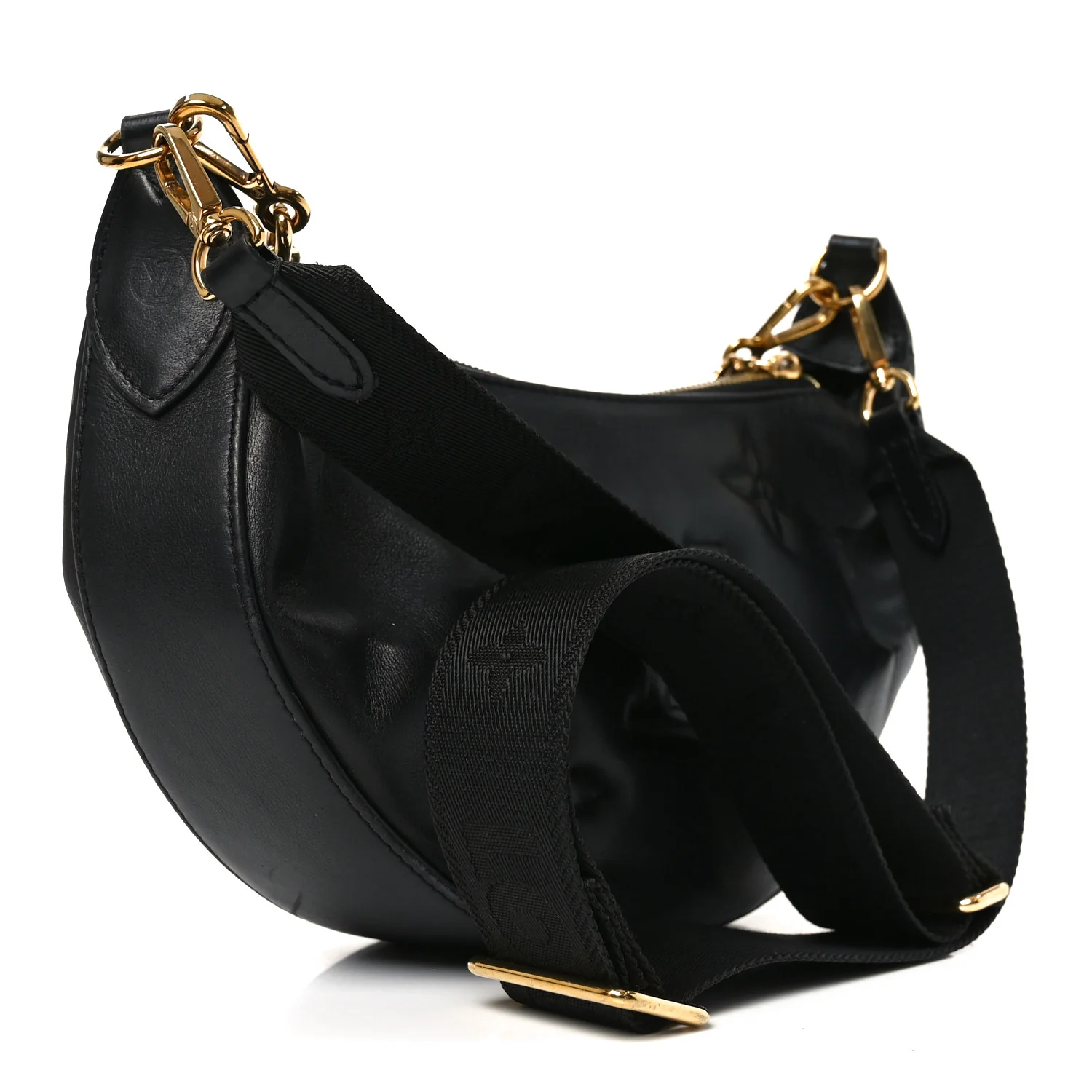 Calfskin Bubblegram Over The Moon Black