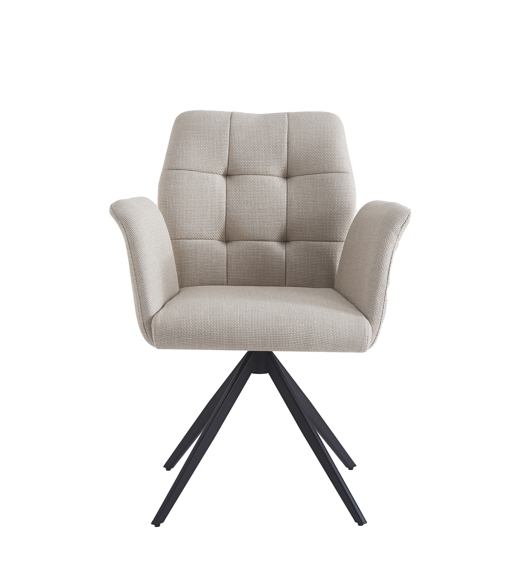 Ella draaistoel stof beige