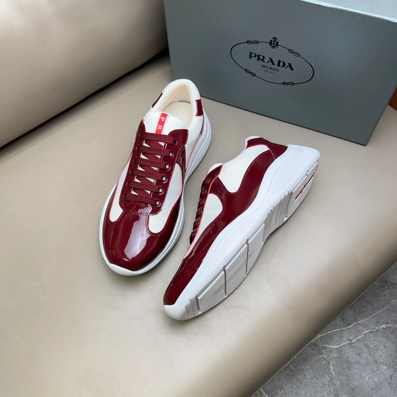 Prada Unisex Sneakers Luxury Fashion Sneakers - Sneaker Replica Workshop