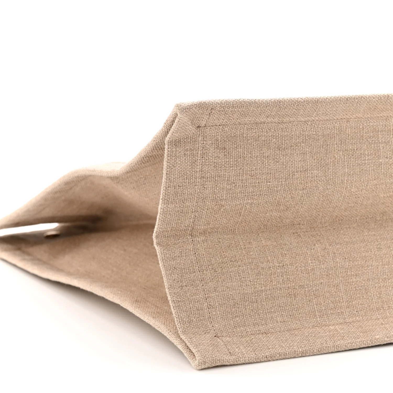 Linen Calfskin Rive Gauche Tote Beige Sea Salt - Top Club
