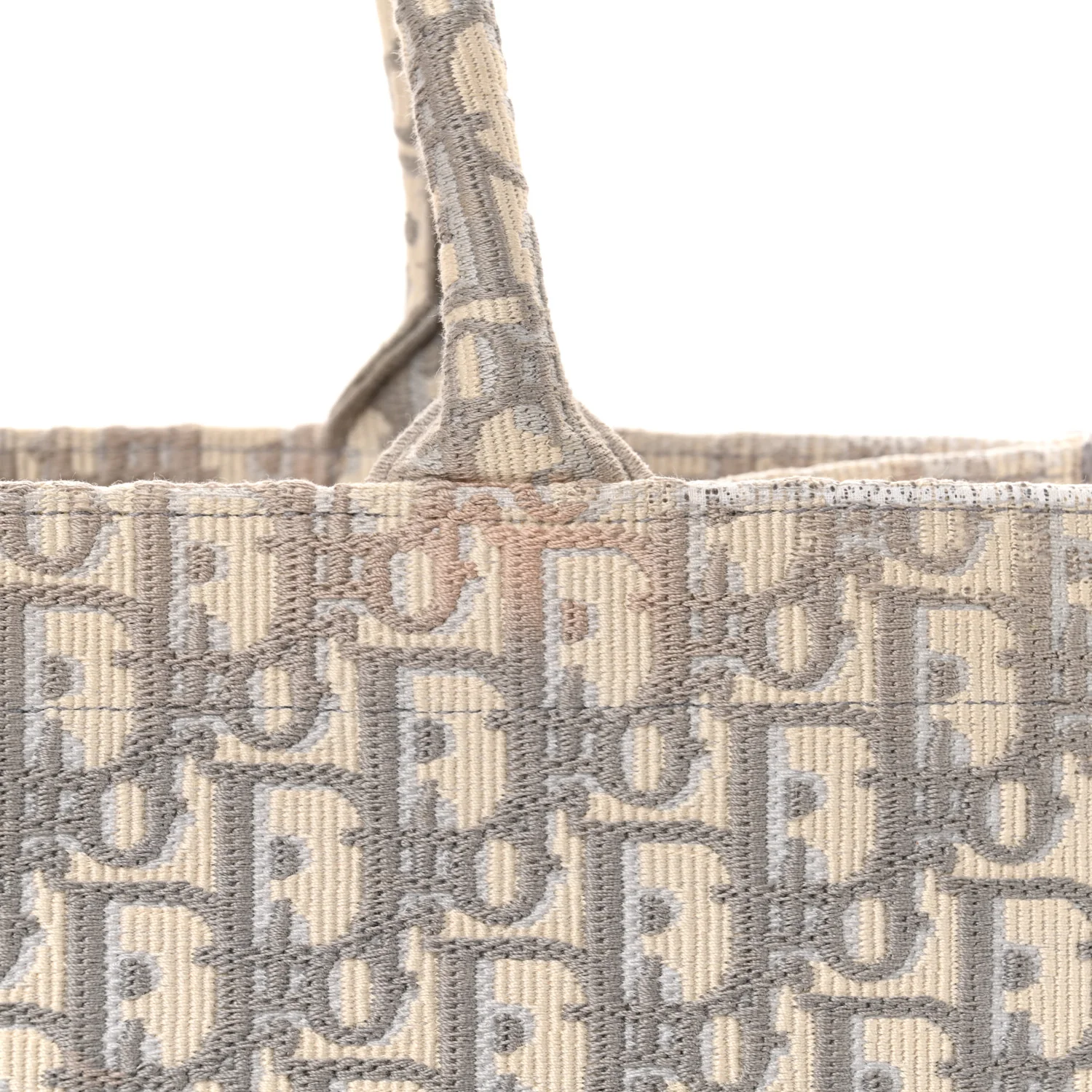 Oblique Medium Book Tote Grey - Top Club
