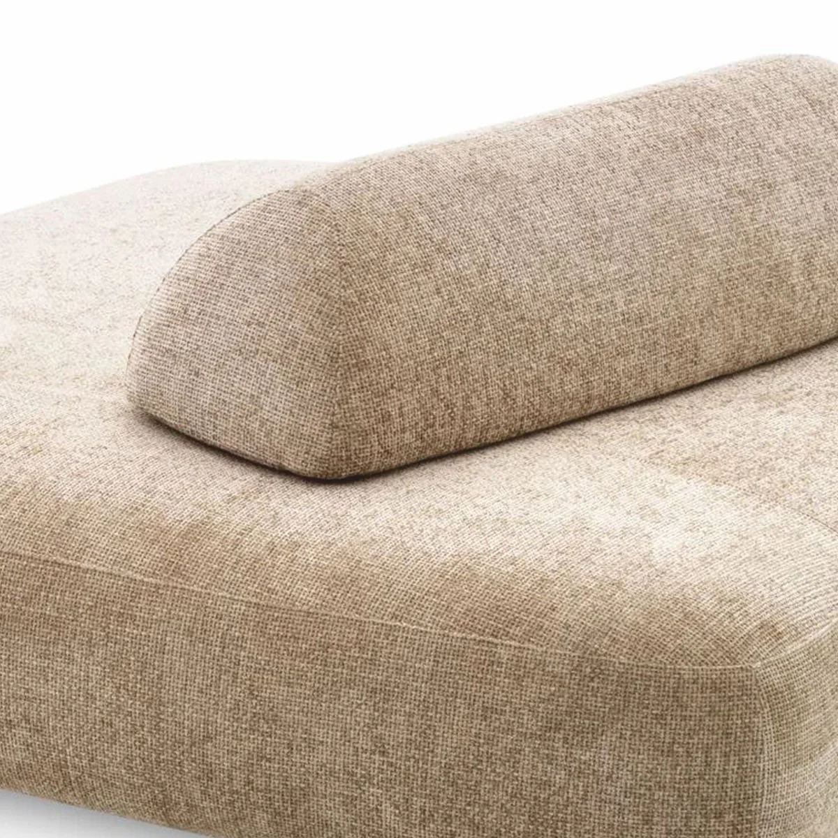 Luxury Sofa Sand Color / Black - Modular 2-Piece Living Room Sofa