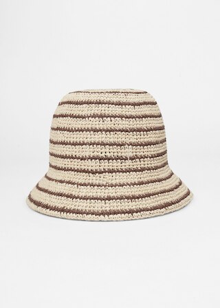 & Other Stories WOVEN STRAW BUCKET HAT