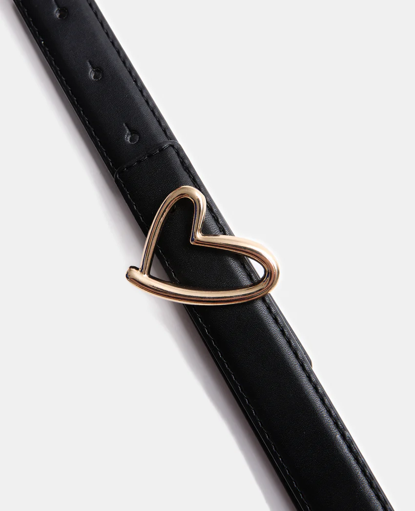 Pimkie Ceinture simili avec boucle cœur