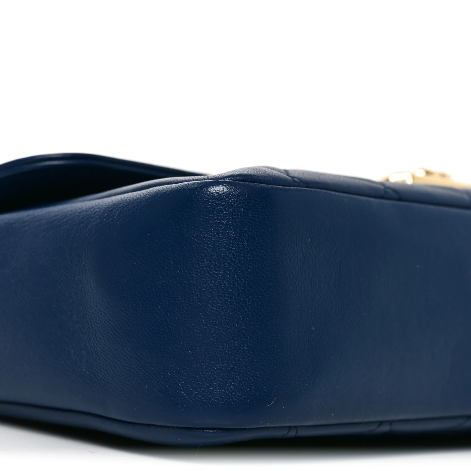 Lambskin Quilted Large Chic With Me Flap Navy - Top Club