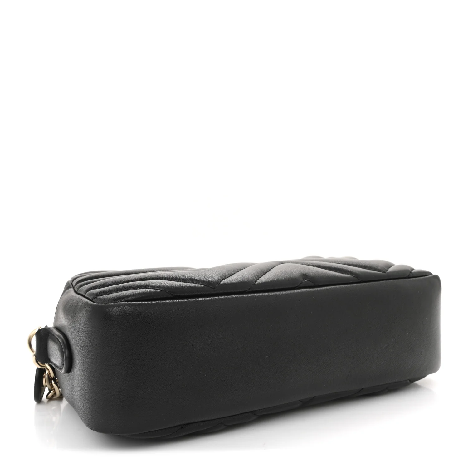 Calfskin Matelasse Small GG Marmont Camera Bag Black - Top Club