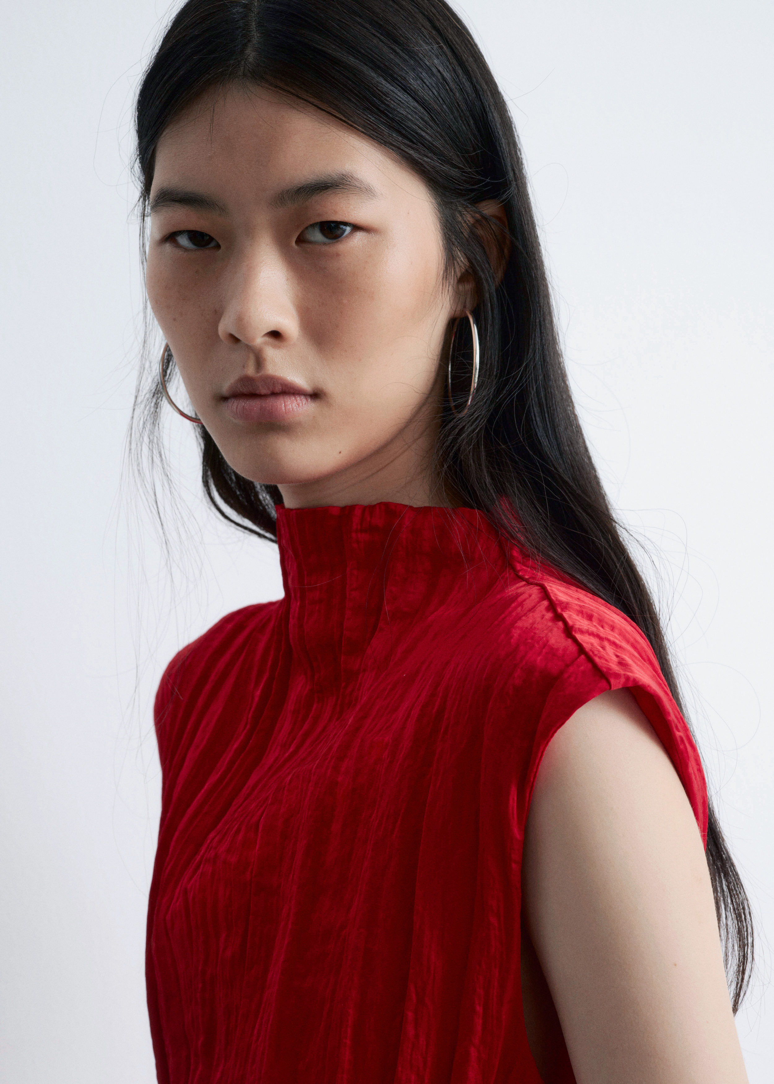 & Other Stories CRÊPE MIDI DRESS