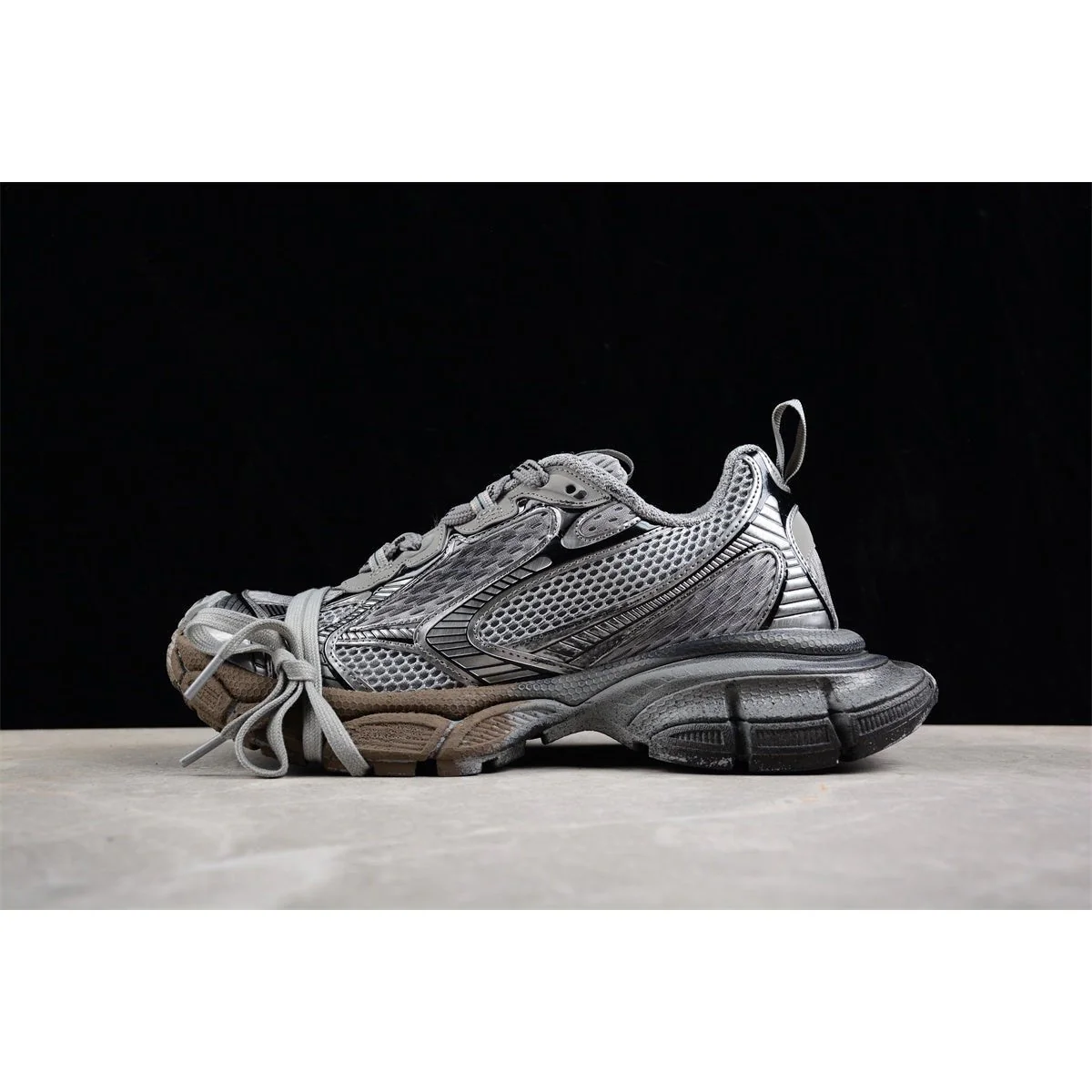 BALENCIAGA 3XL x BAL GREY BLACK - Sneaker Replica Workshop