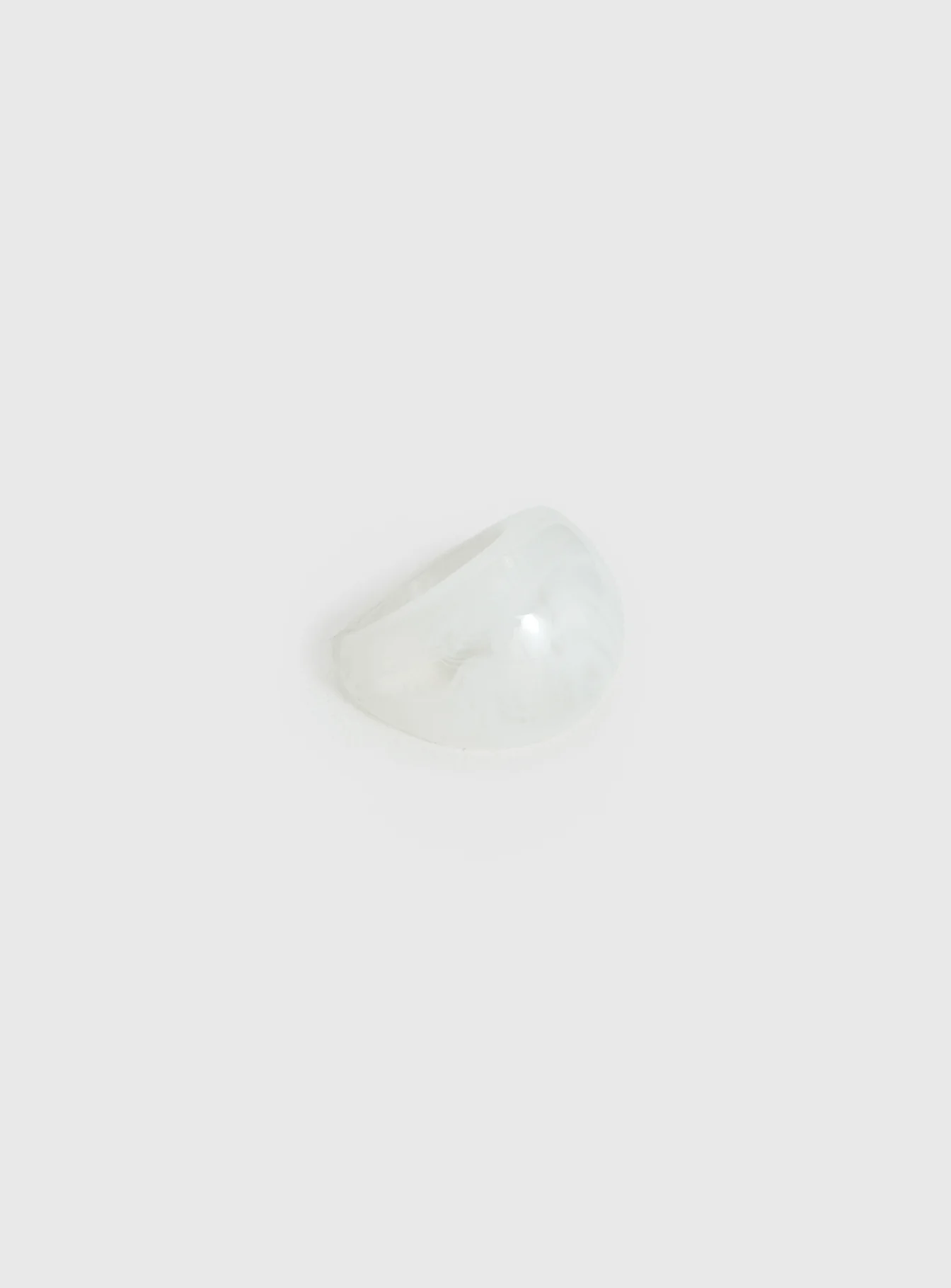 Britley Resin Ring Clear