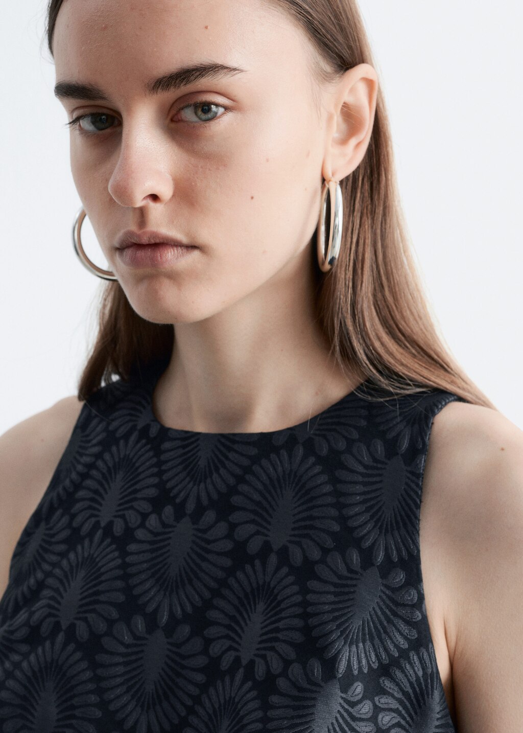 & Other Stories BROCADE MINI DRESS