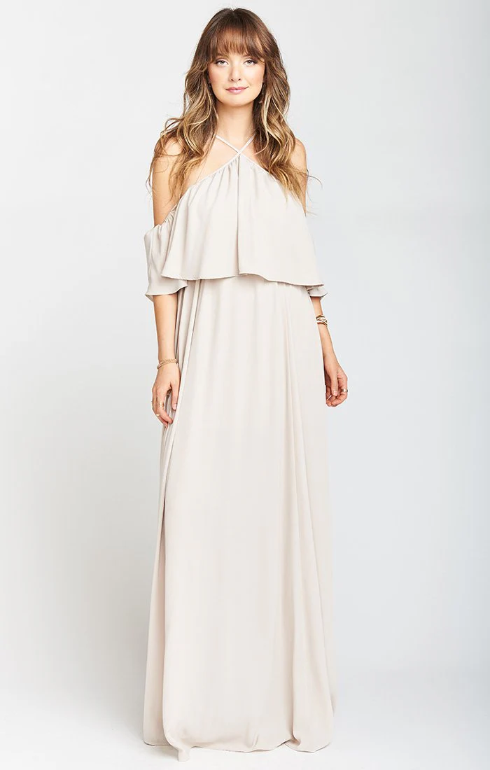 Rebecca Ruffle Maxi Dress