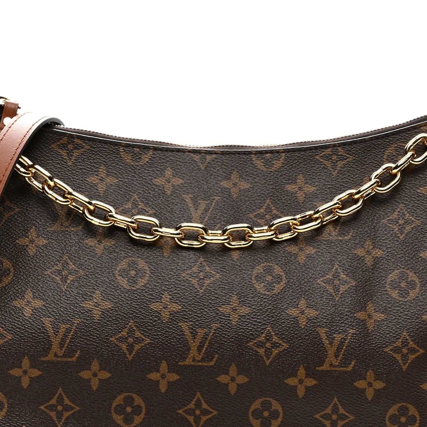 Reverse Monogram Loop Hobo - Top Club