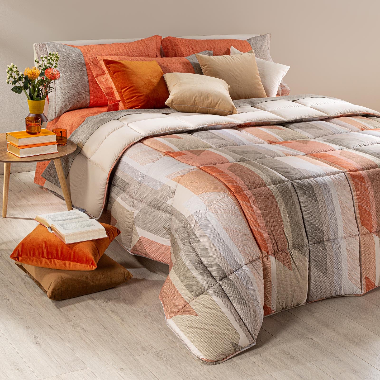 Microfiber quilt single Textile Ambra Modern