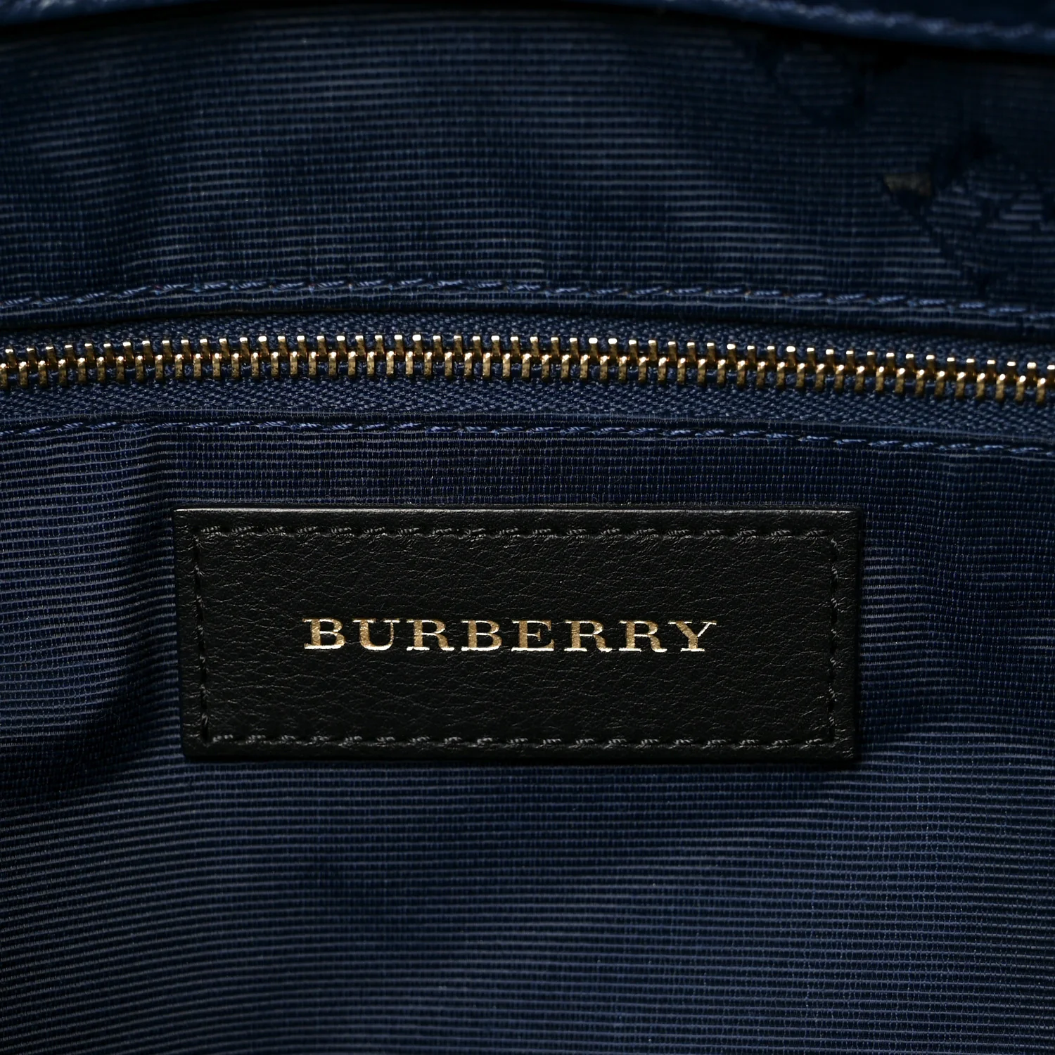 Heritage Grain Check Embossed Medium Dewsbury Tote Blue Carbon - Top Club