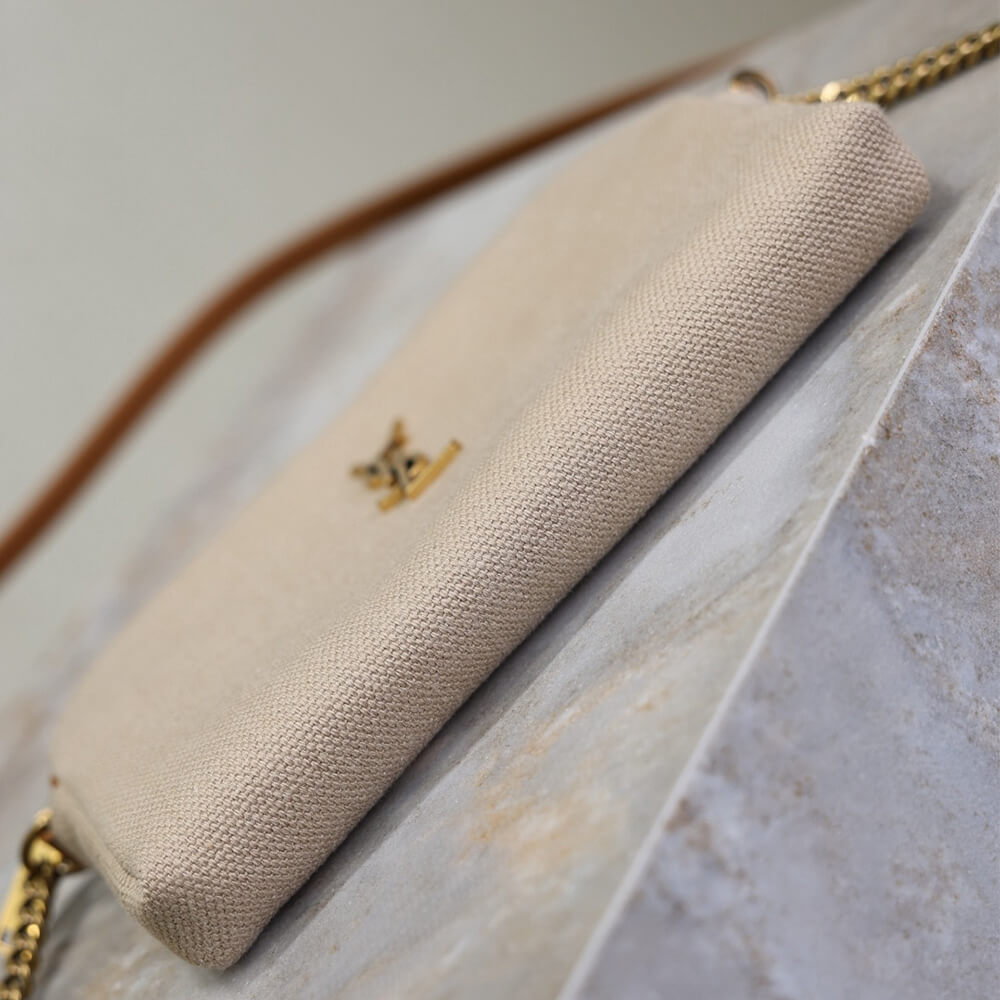 YSL GABY zipped pouch in canvas - Top Club
