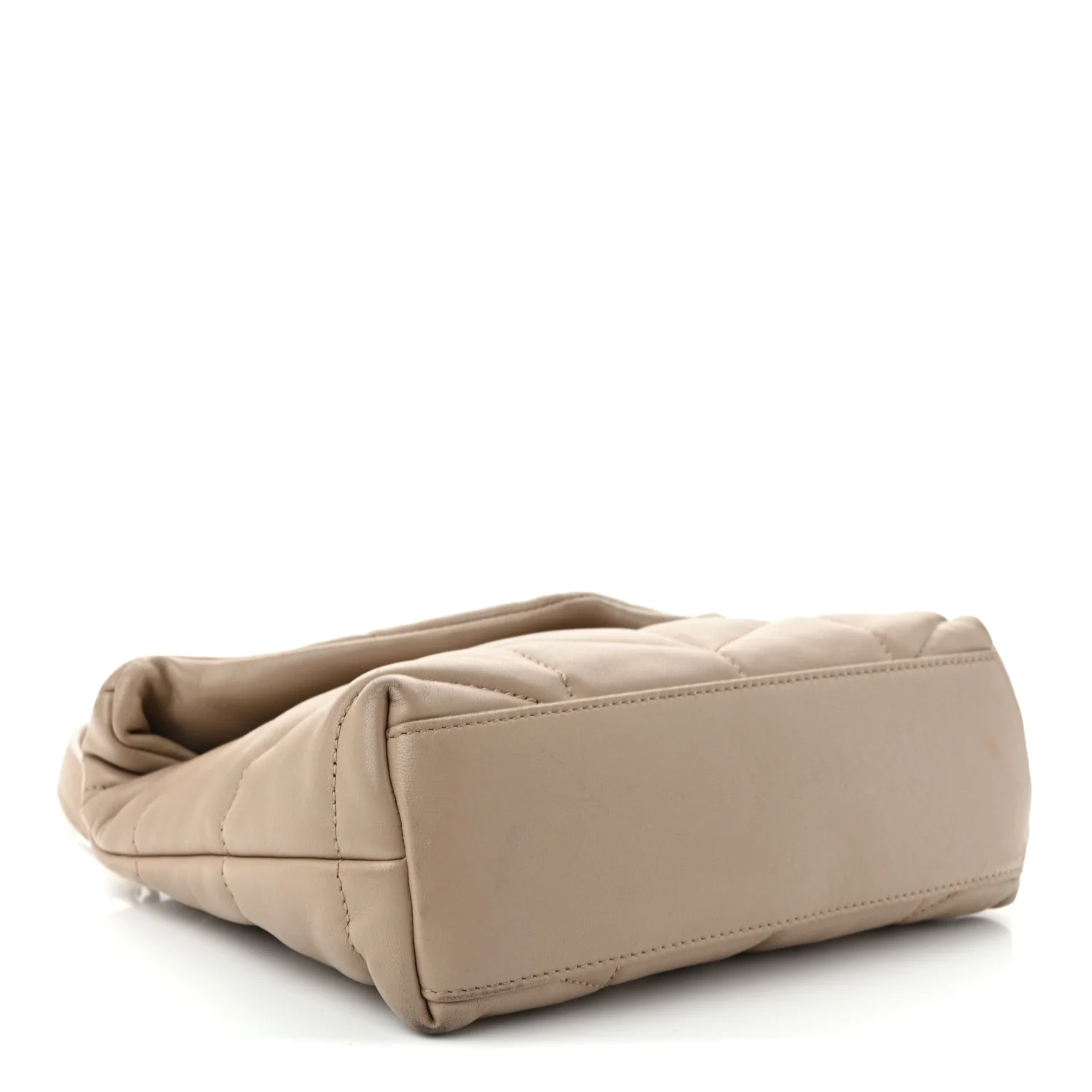 Lambskin Quilted Toy Loulou Puffer Monogram Chain Satchel Nude Powder - Top Club