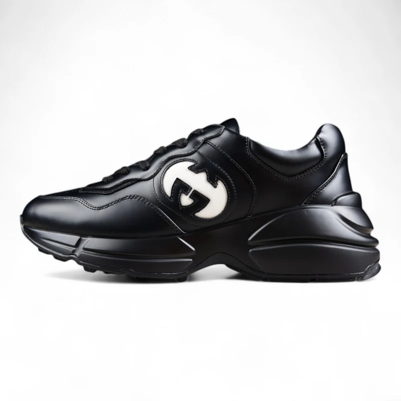 Gucci Interlocking G Rhyton Sneaker Black - Sneaker Replica Workshop