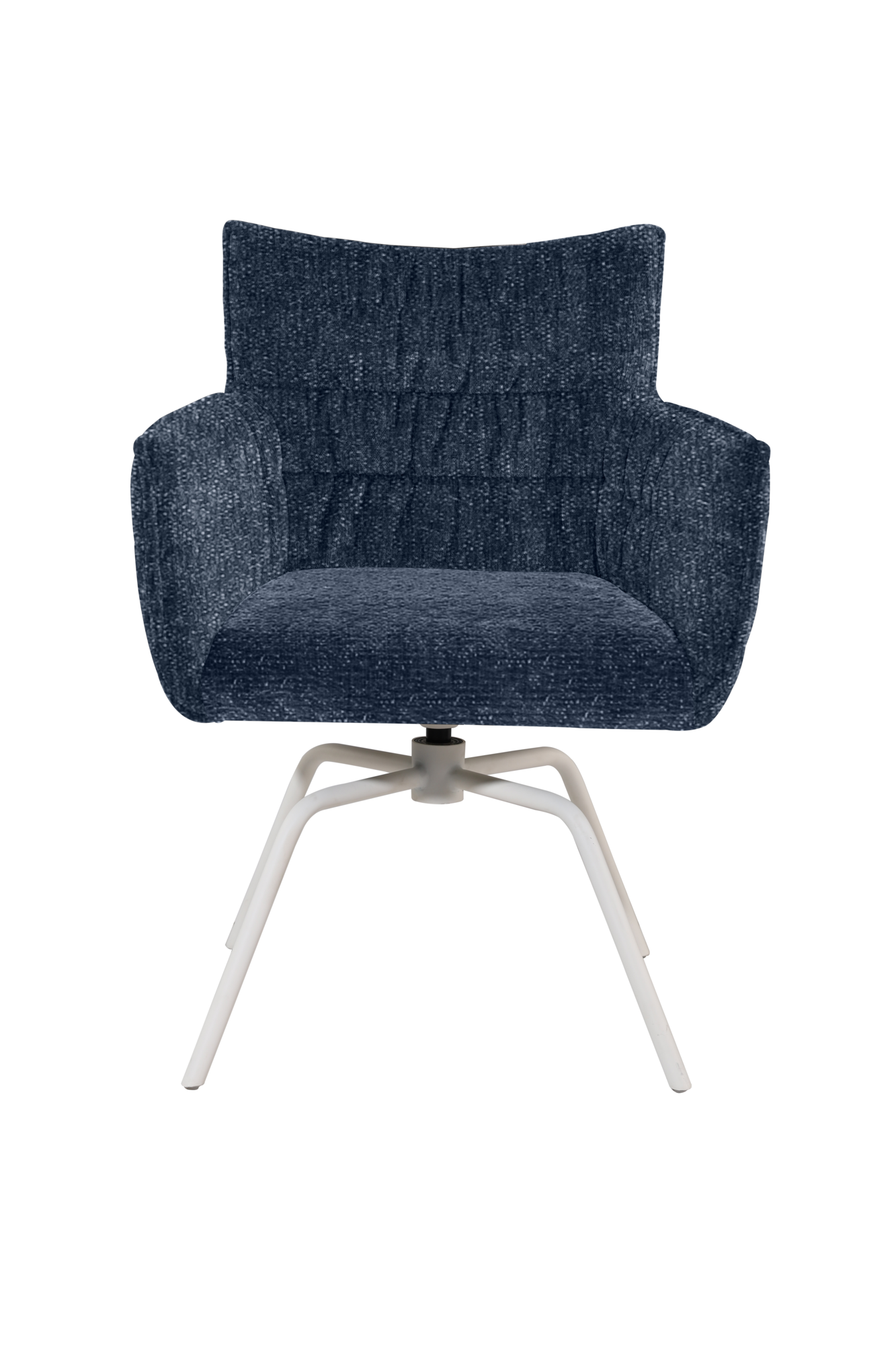 Van C armstoel stof blauw