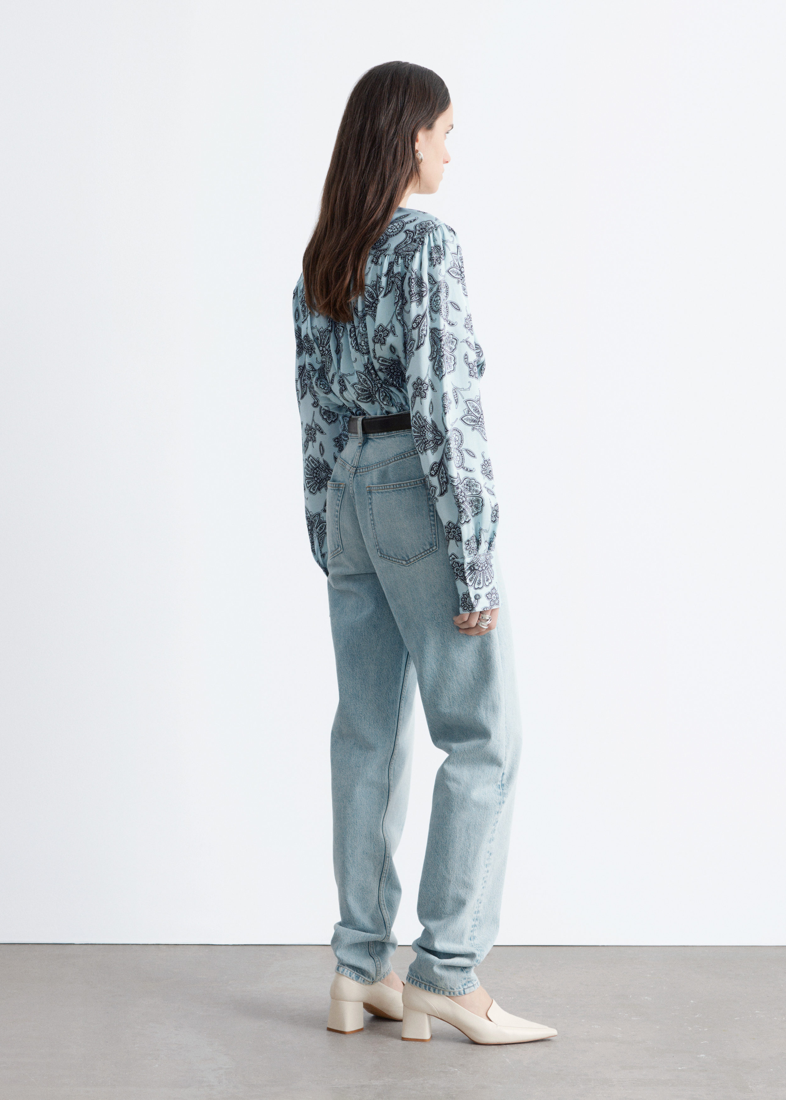 & Other Stories GATHERED BLOUSE