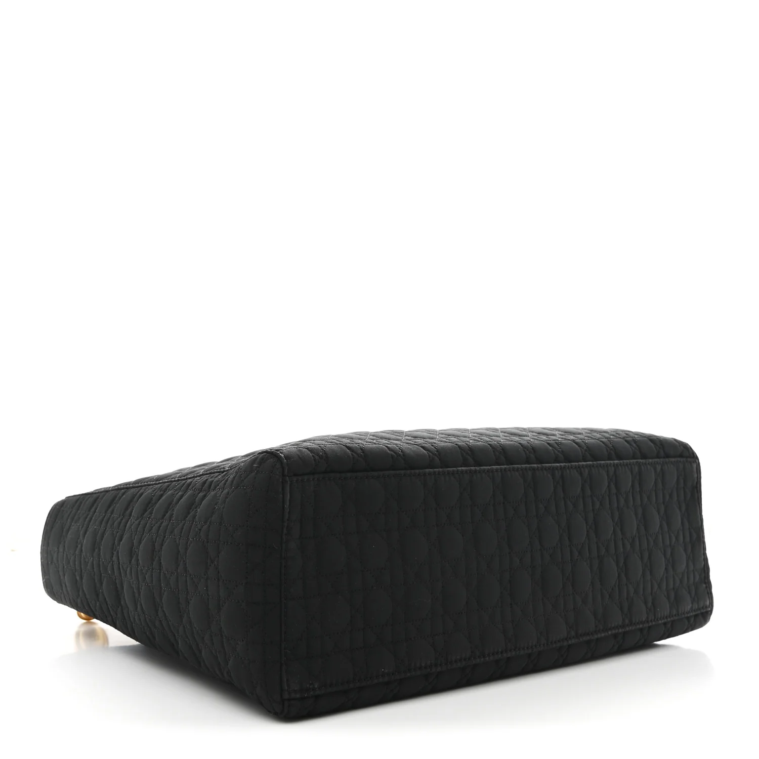 Nylon Cannage Large Lady Dior Black - Top Club