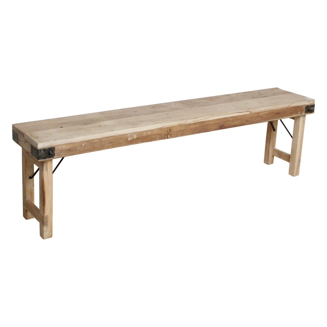 Raw Materials Amsterdam bankje Limewash - inklapbaar BEOW40A - 160cm