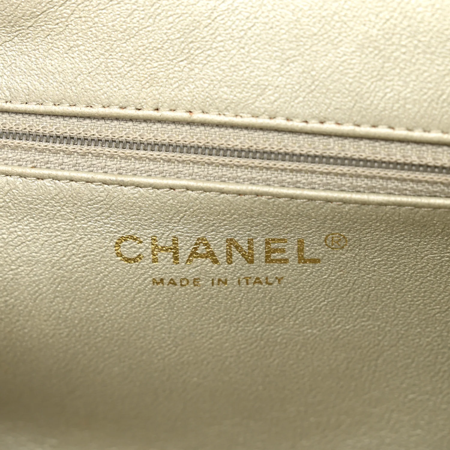 Metallic Calfskin Quilted Timeless Clutch Gold - Top Club