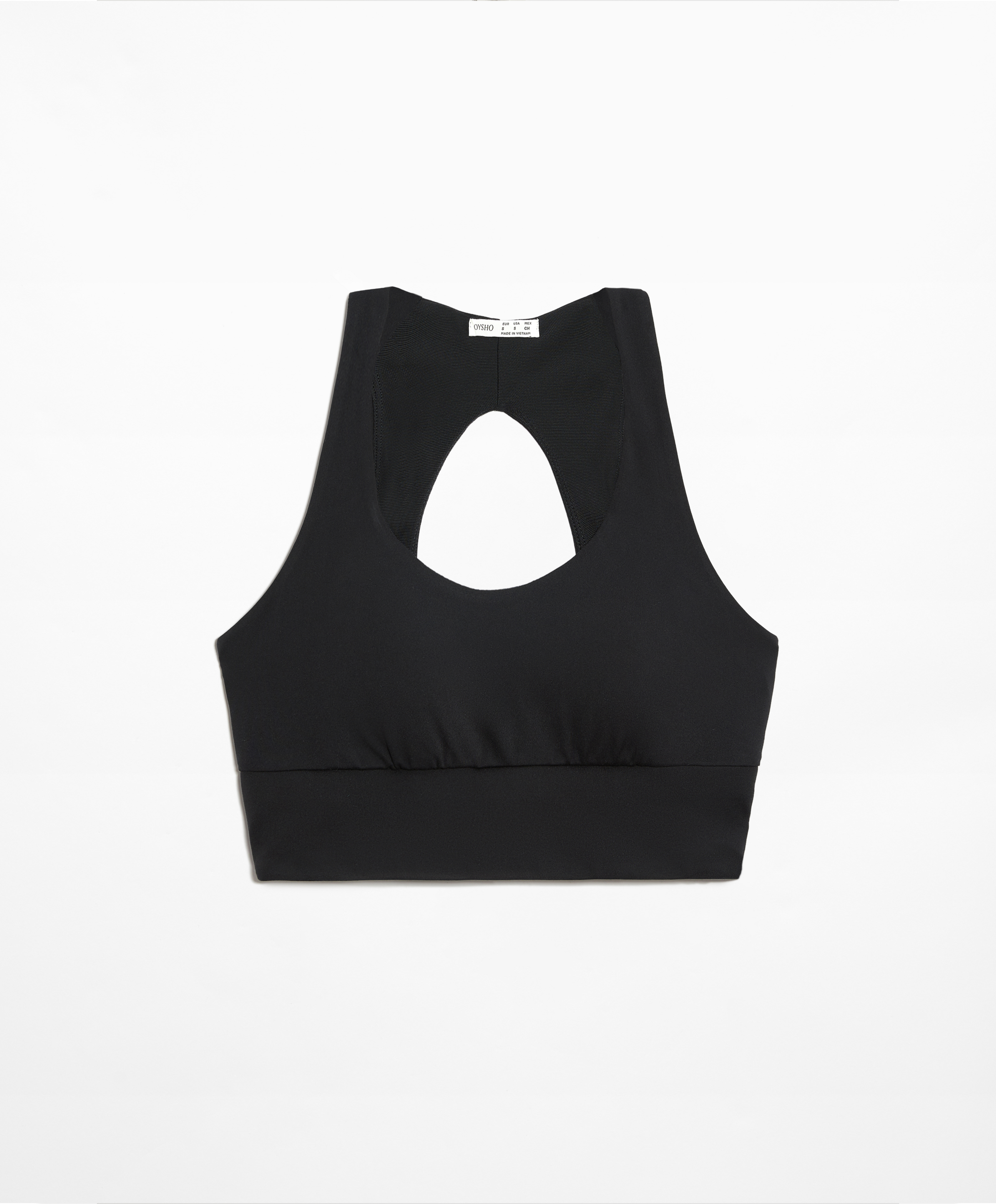 OYSHO Medium-support comfortlux open-back sports bra with cups