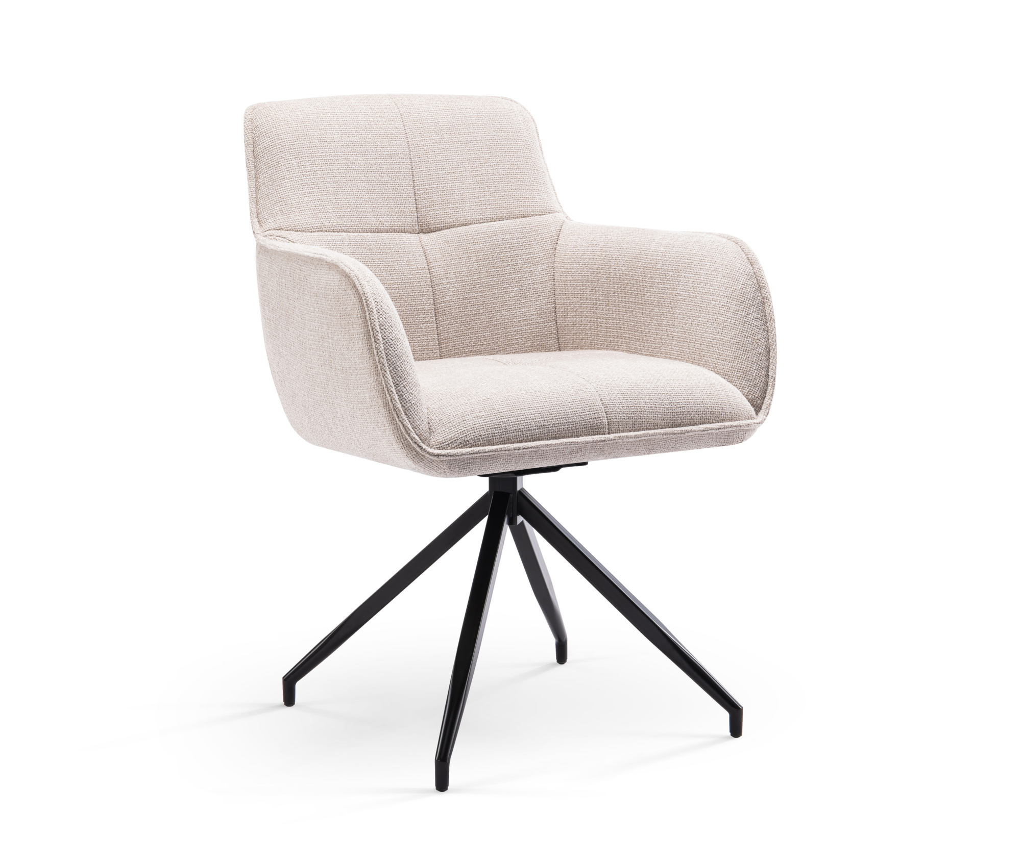 Tracy 1 draaistoel stof beige