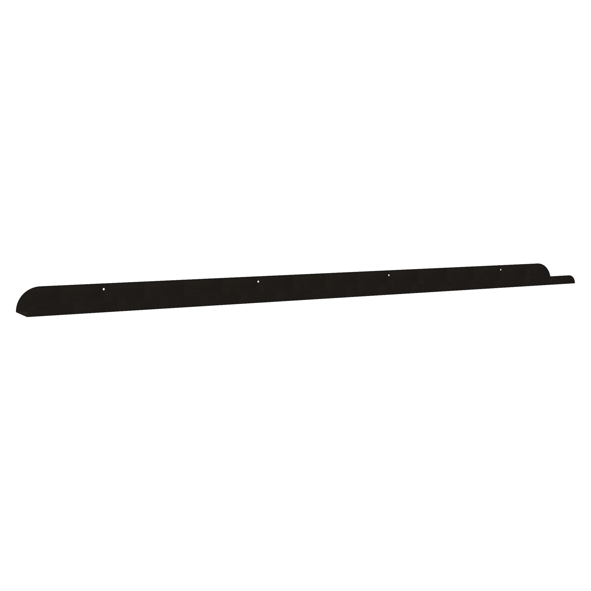 Wandplank Lima black 150 cm