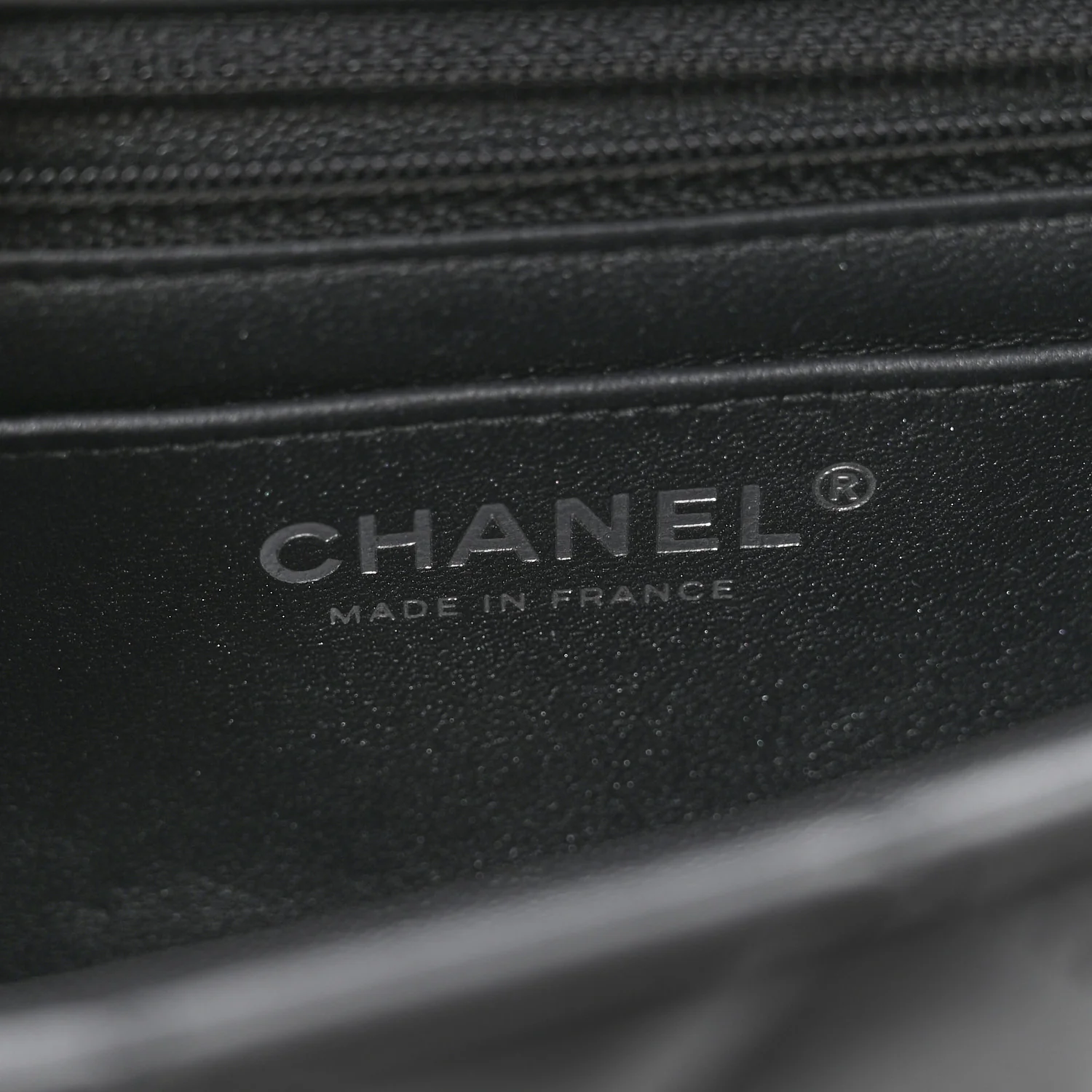 Pearly Lambskin Quilted Mini Rectangular Flap So Black - Top Club