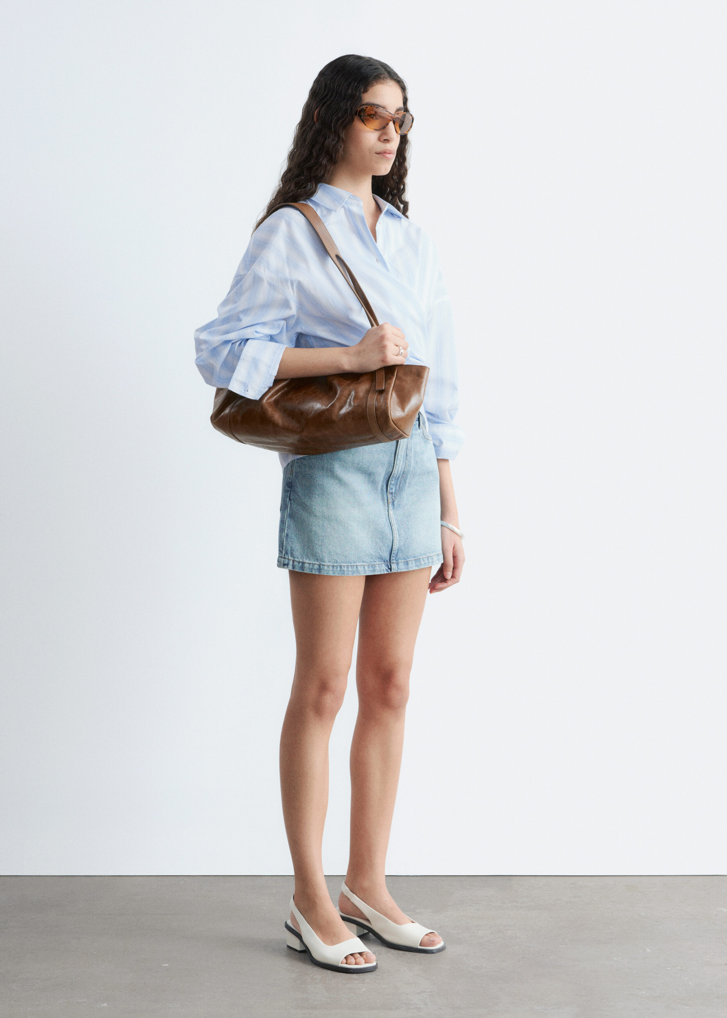 & Other Stories DENIM MINI SKIRT