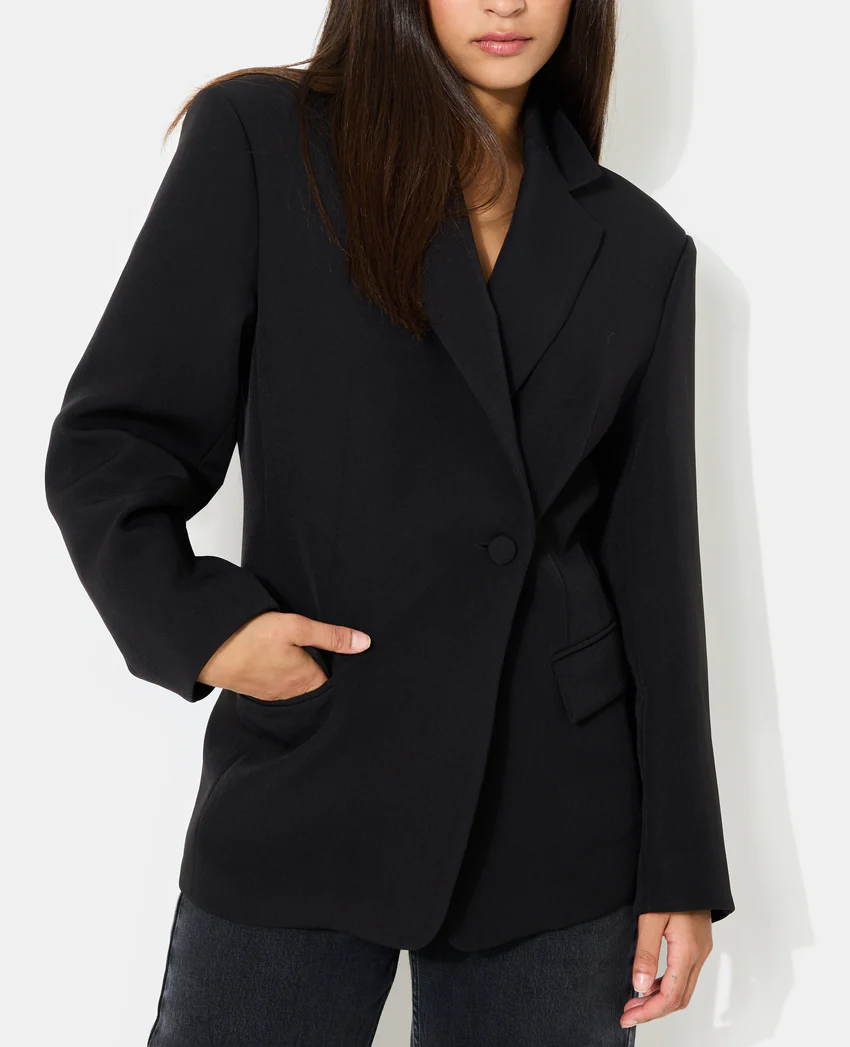 Pimkie Veste blazer cintrée avec épaulettes