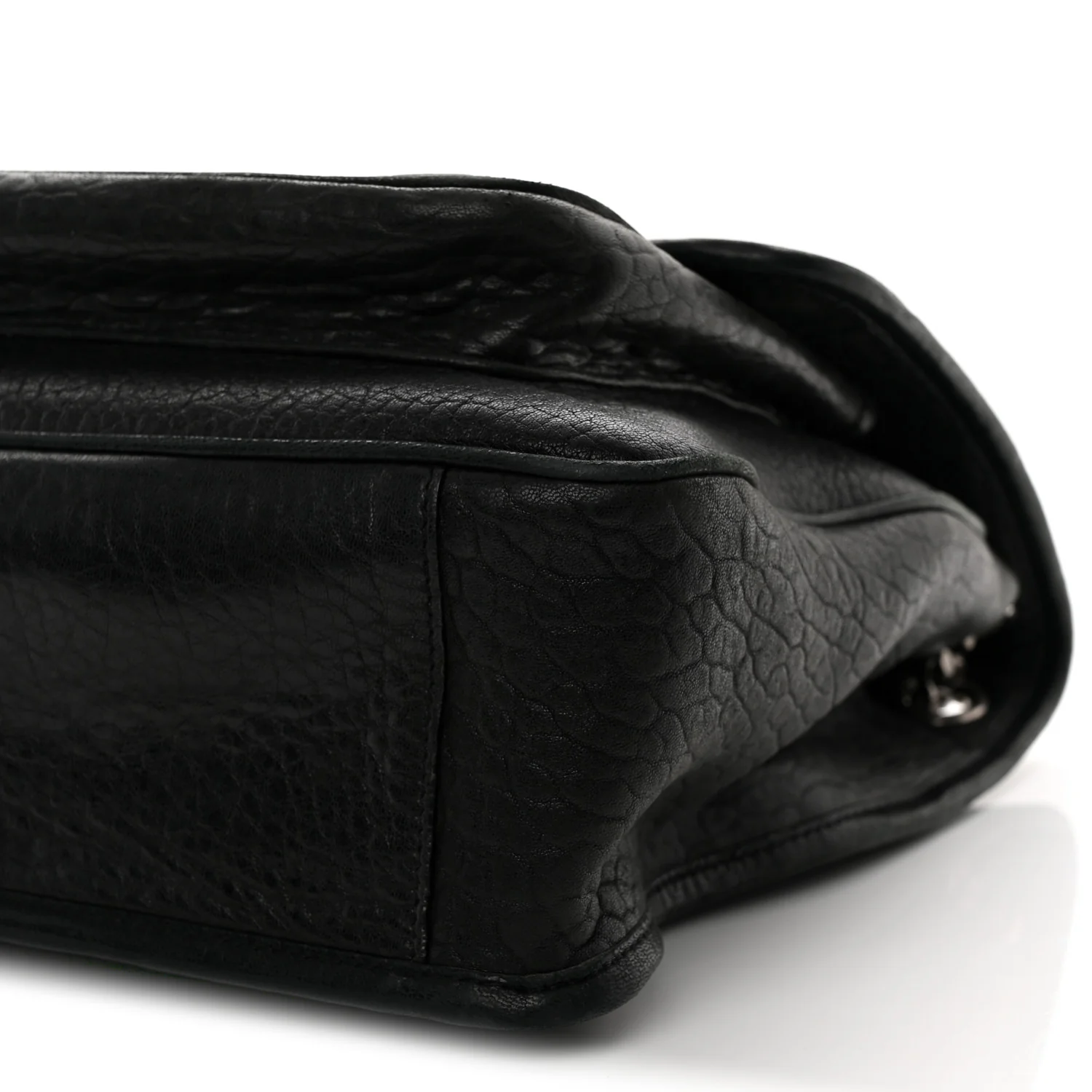 Grained Lambskin Monogram Large Niki Chain Satchel Black - Top Club