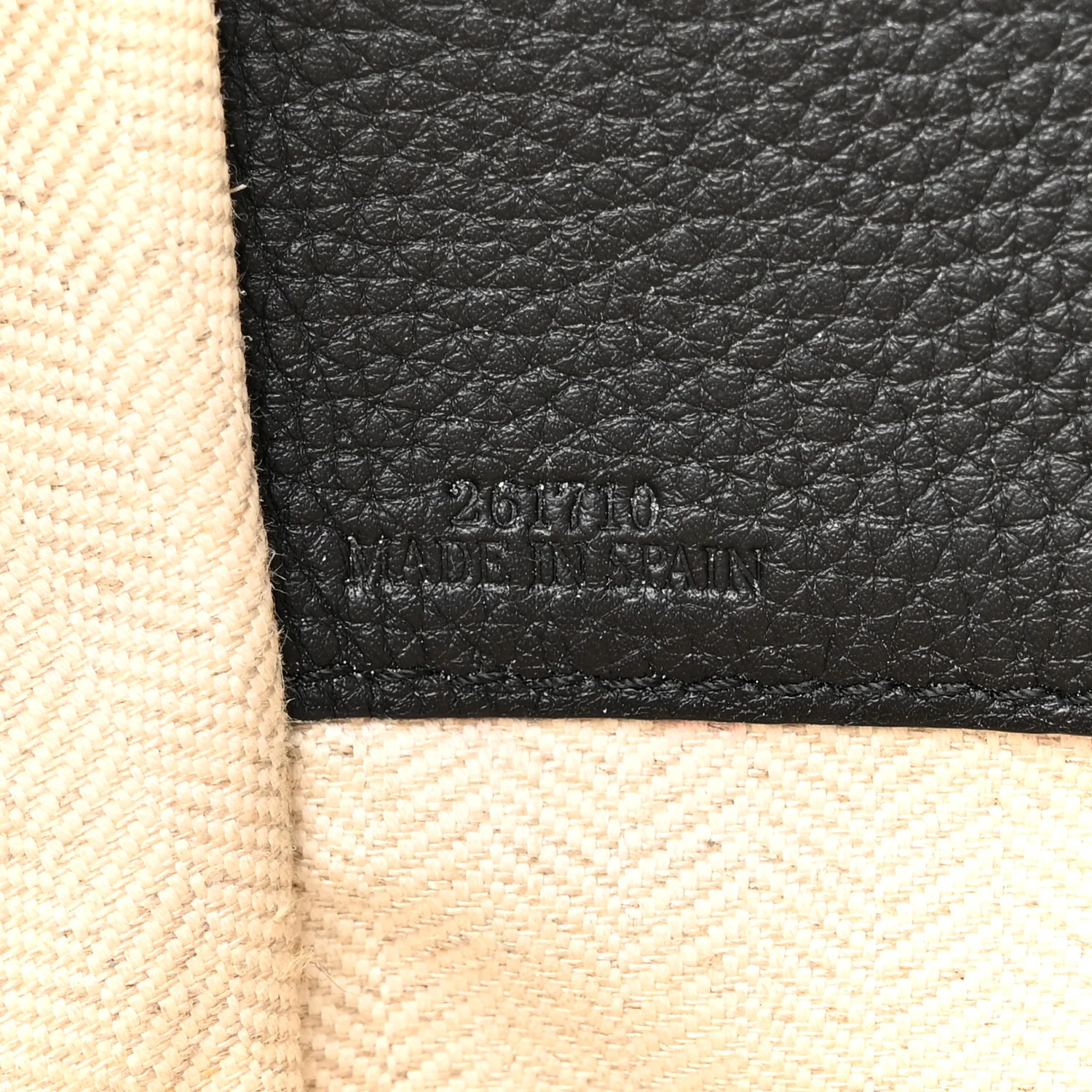 Calfskin Small Hammock Shoulder Bag Tan Ivory Black - Top Club