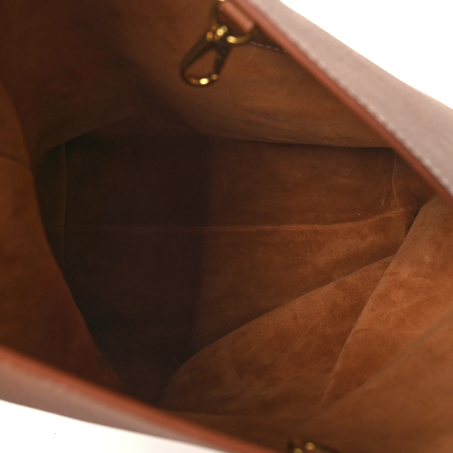 Grained Calfskin Low Key Hobo MM Cognac - Top Club