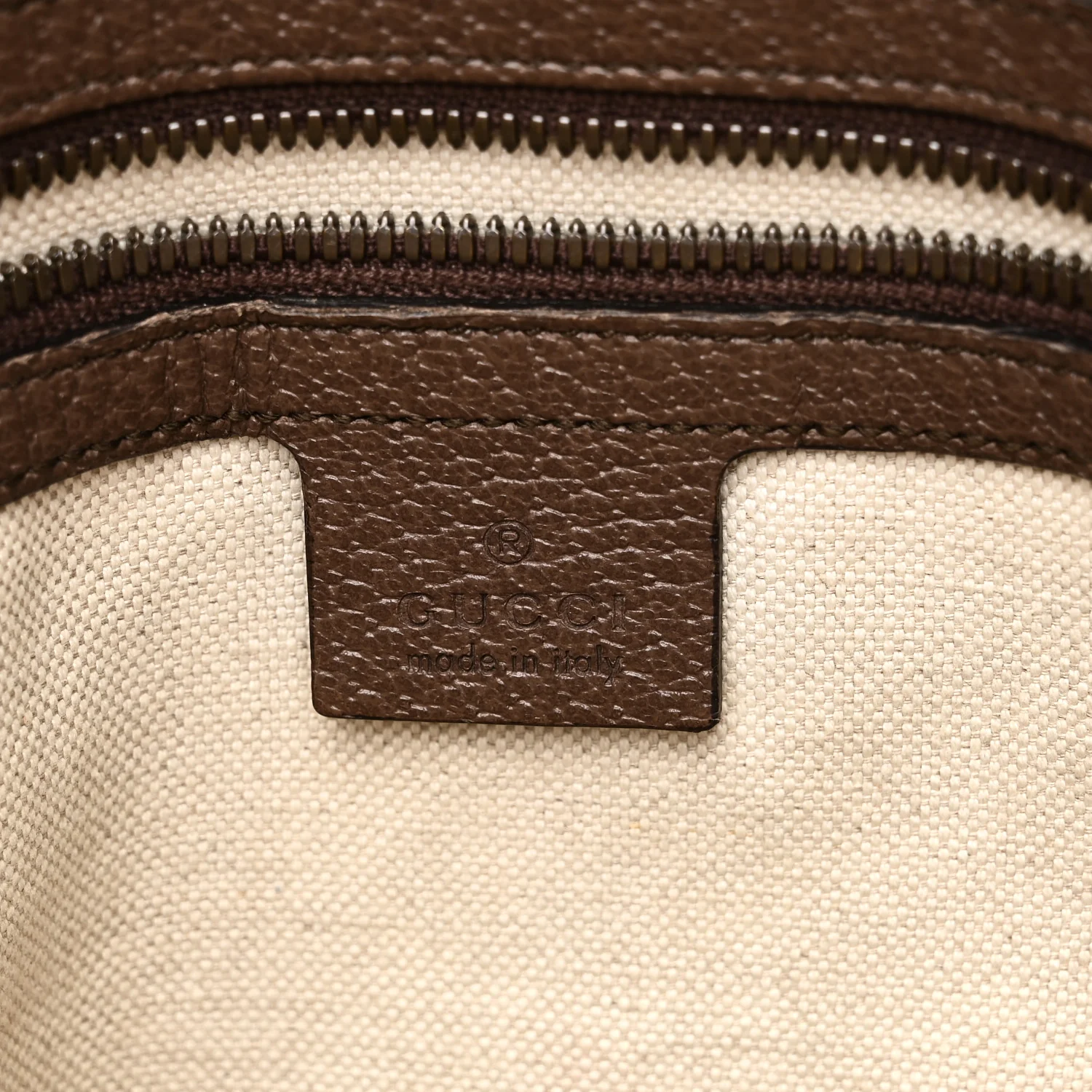 GG Supreme Monogram Web Small Ophidia Messenger Bag Brown - Top Club