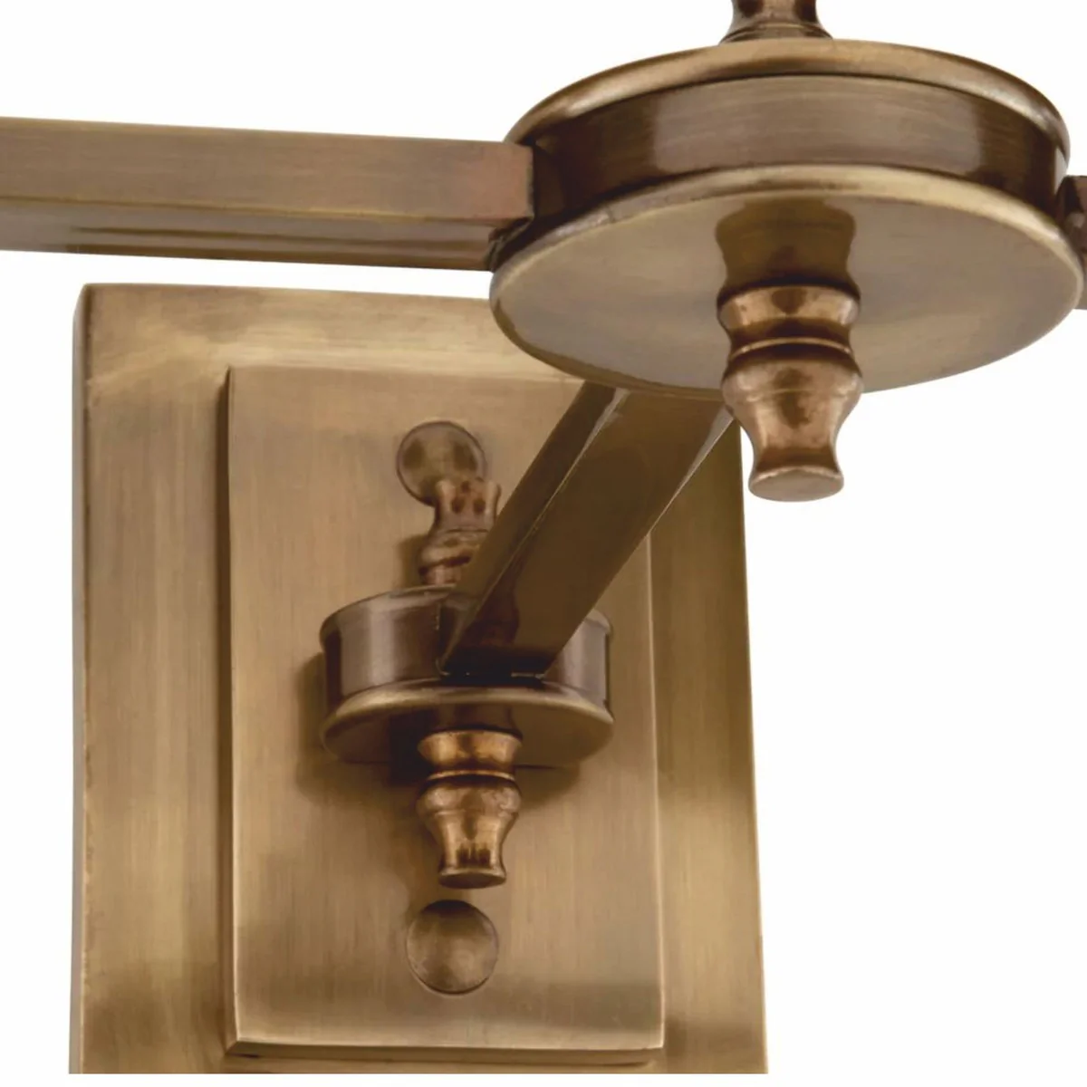 Luxury double wall light antique brass / white 40 cm - Luxury Lights