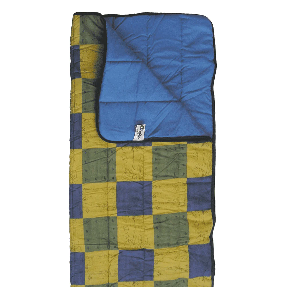 Clisport Yellow Checkered Printed Sleeping Bag
