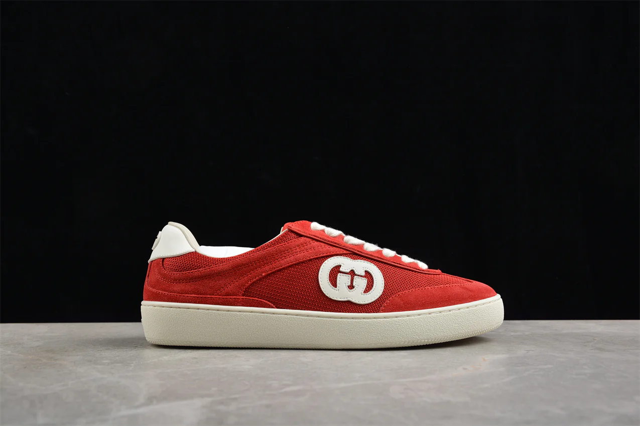 Gucci G74 GG Suede & Fabric Sneakers - Sneaker Replica Workshop