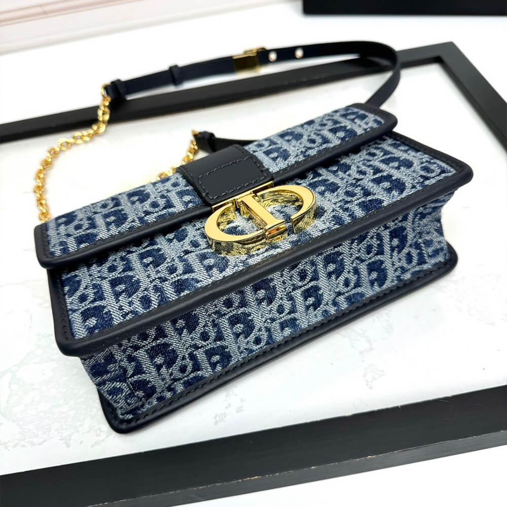 Dior 30 Montaigne East-West Bag with Chain - Top Club