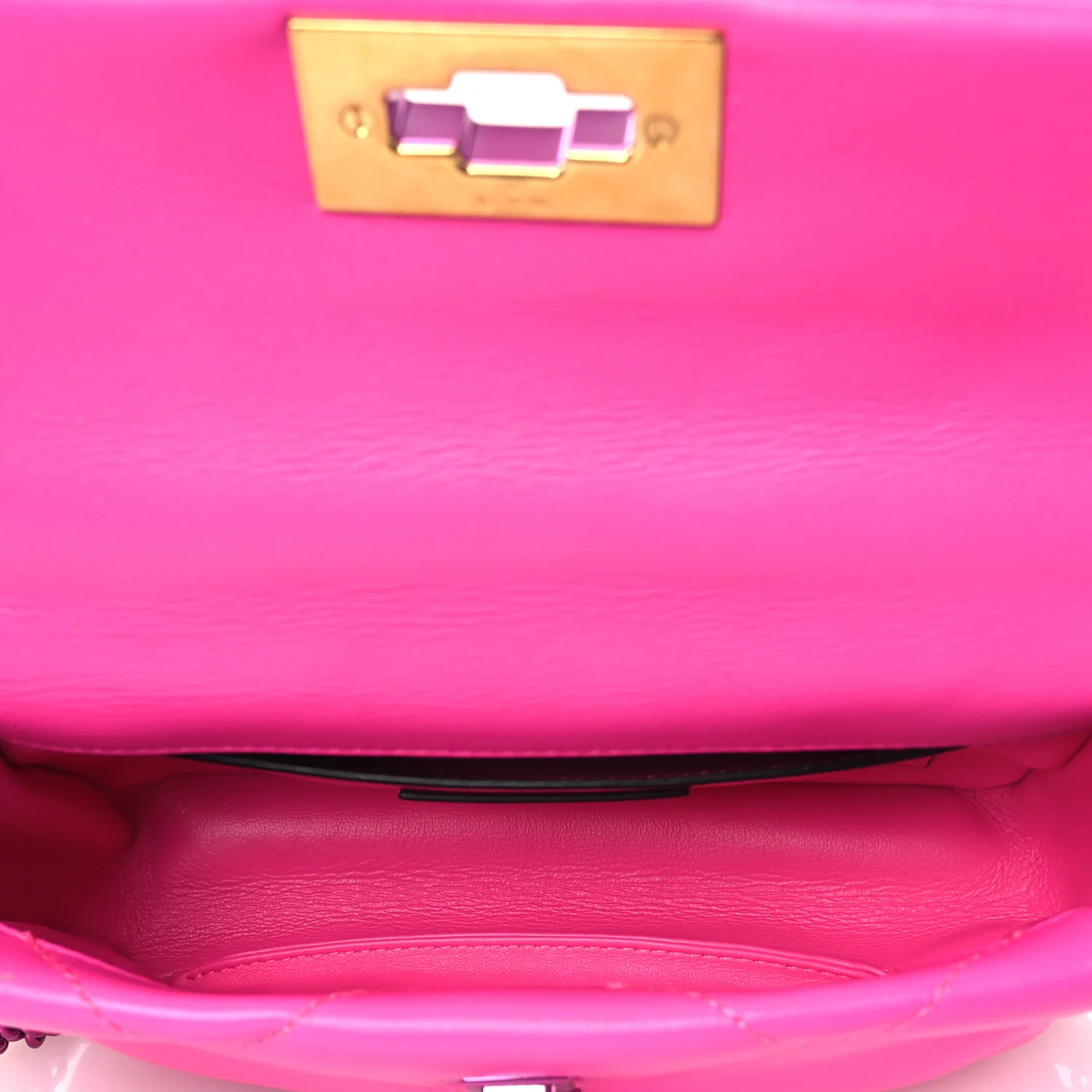 Nappa Lacquer Monochrome Small Roman Stud Shoulder Bag Pink PP - Top Club