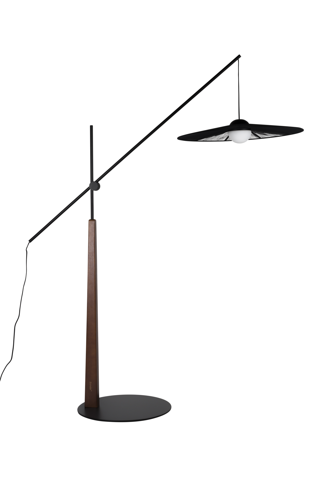 Vloerlamp Belle zwart