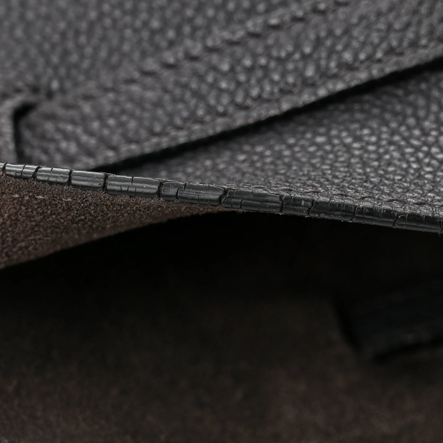 Soft Grained Calfskin Medium Belt Cabas Phantom Medium Grey - Top Club