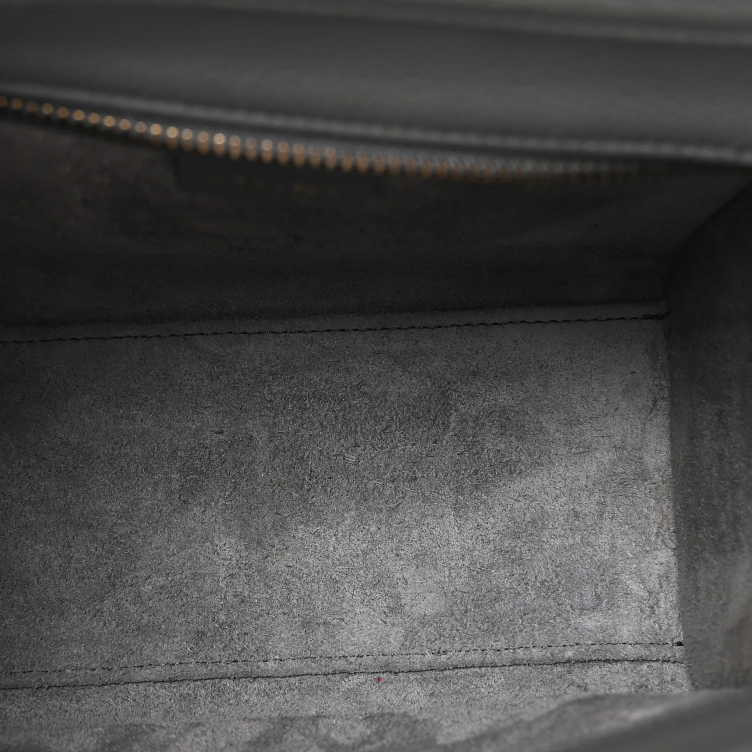 Baby Drummed Calfskin Nano Luggage Kohl - Top Club