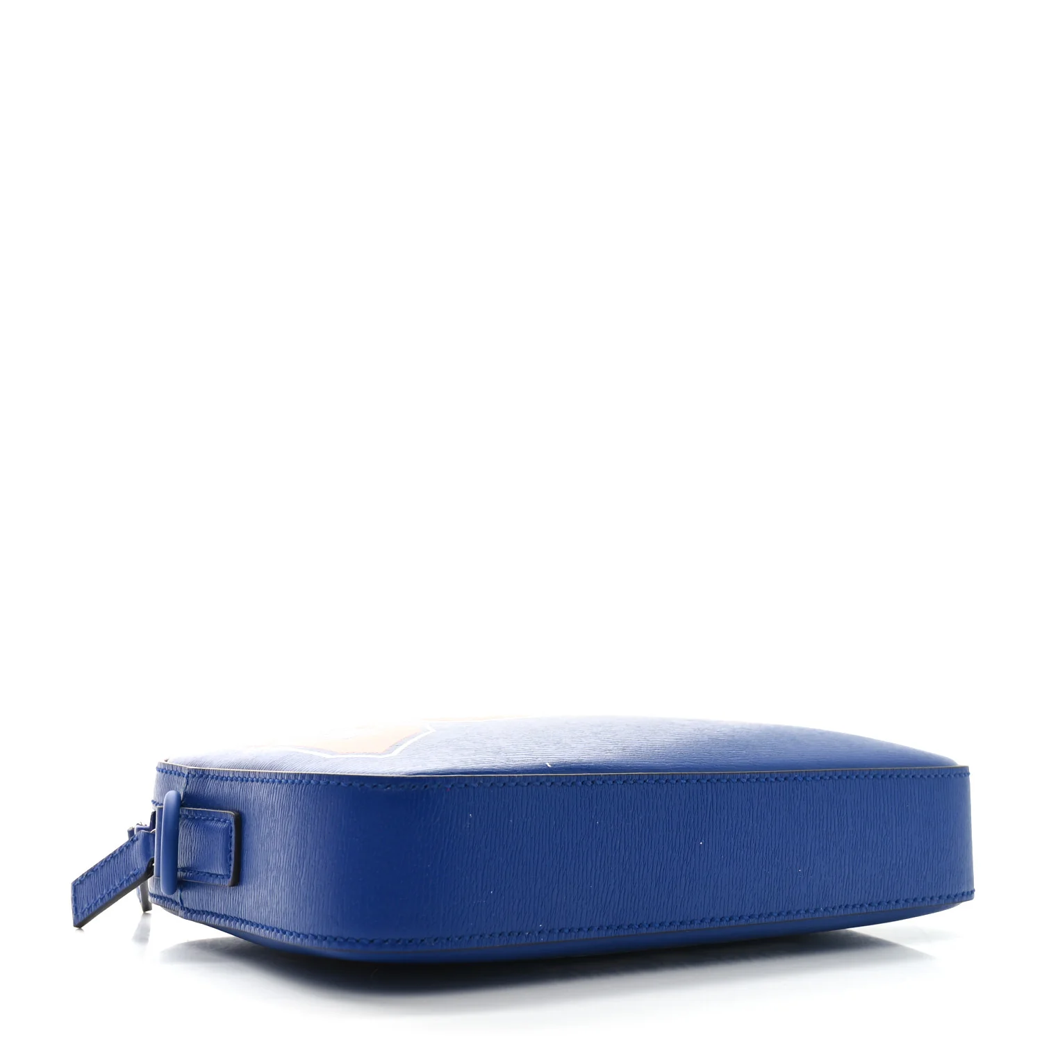 New Shanghai Calfskin Interlocking G Logo Camera Crossbody Bag Cobalt Blue Orange - Top Club