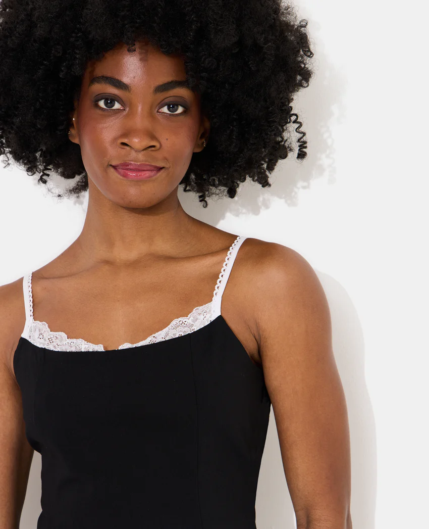 Pimkie Débardeur en tissu stretch avec dentelle