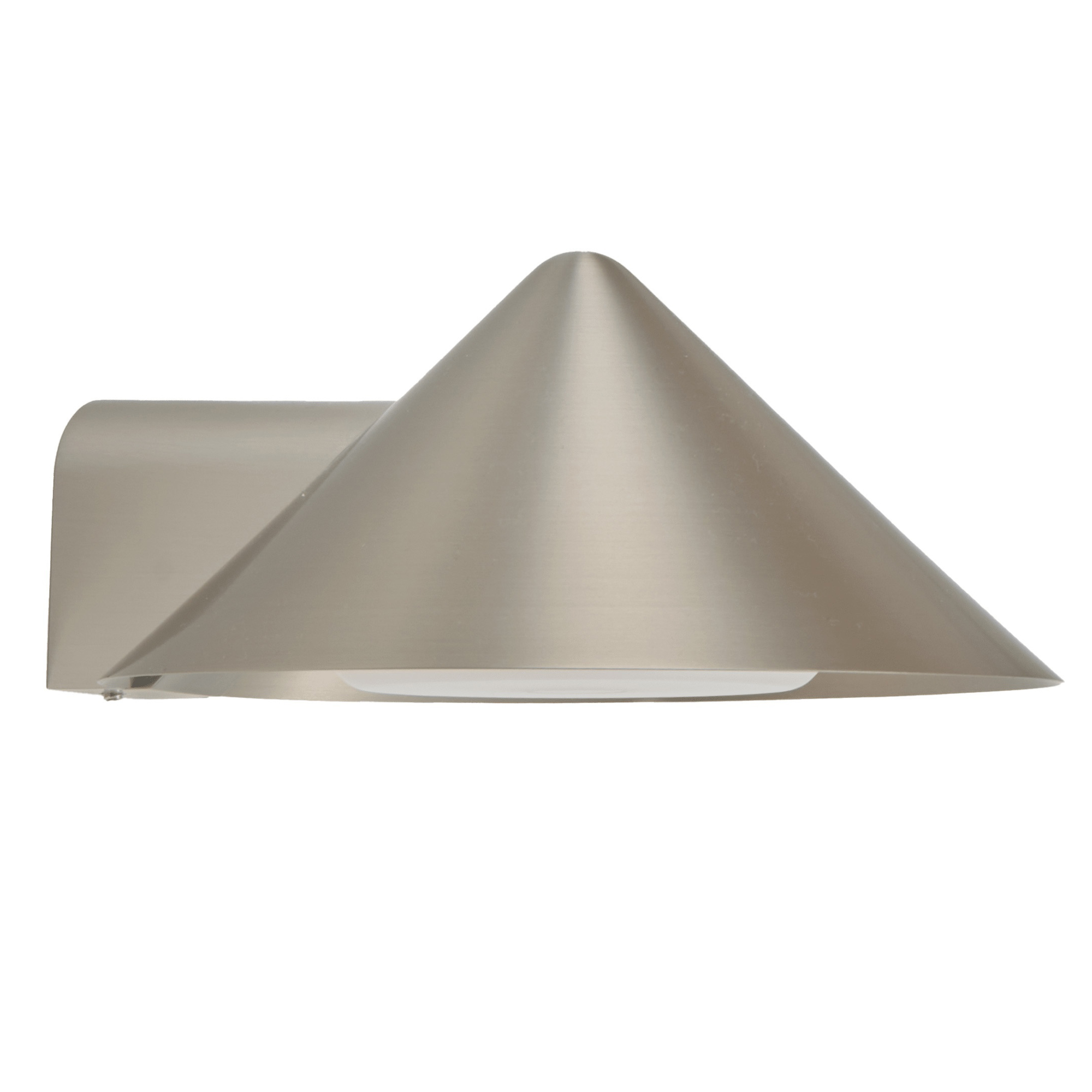 Wandlamp Grasp brushed stainless steel