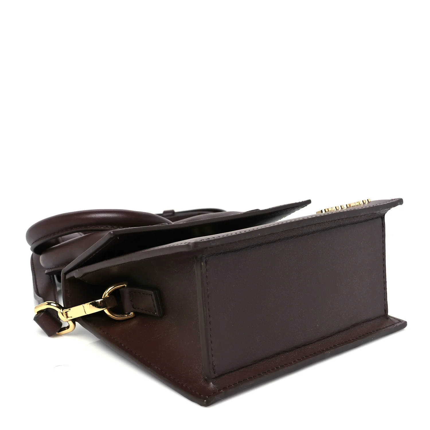 Smooth Calfskin Le Chiquito Noeud Dark Brown - Top Club