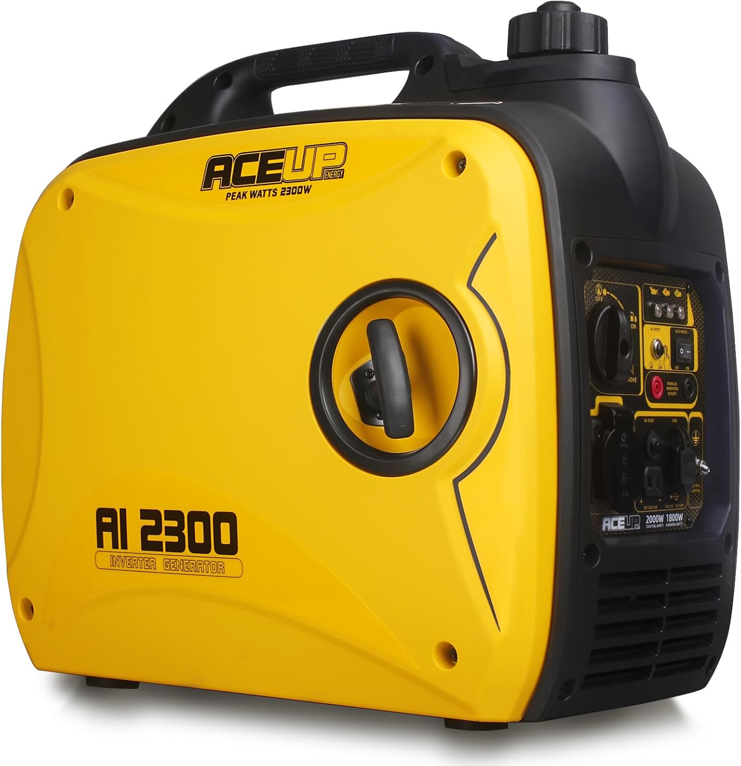 Aceup Energy 2000W Generatore di Corrente, Benzina Inverter Generatore Portatile Silenziato con presa 230 V per uso domestico e campeggio